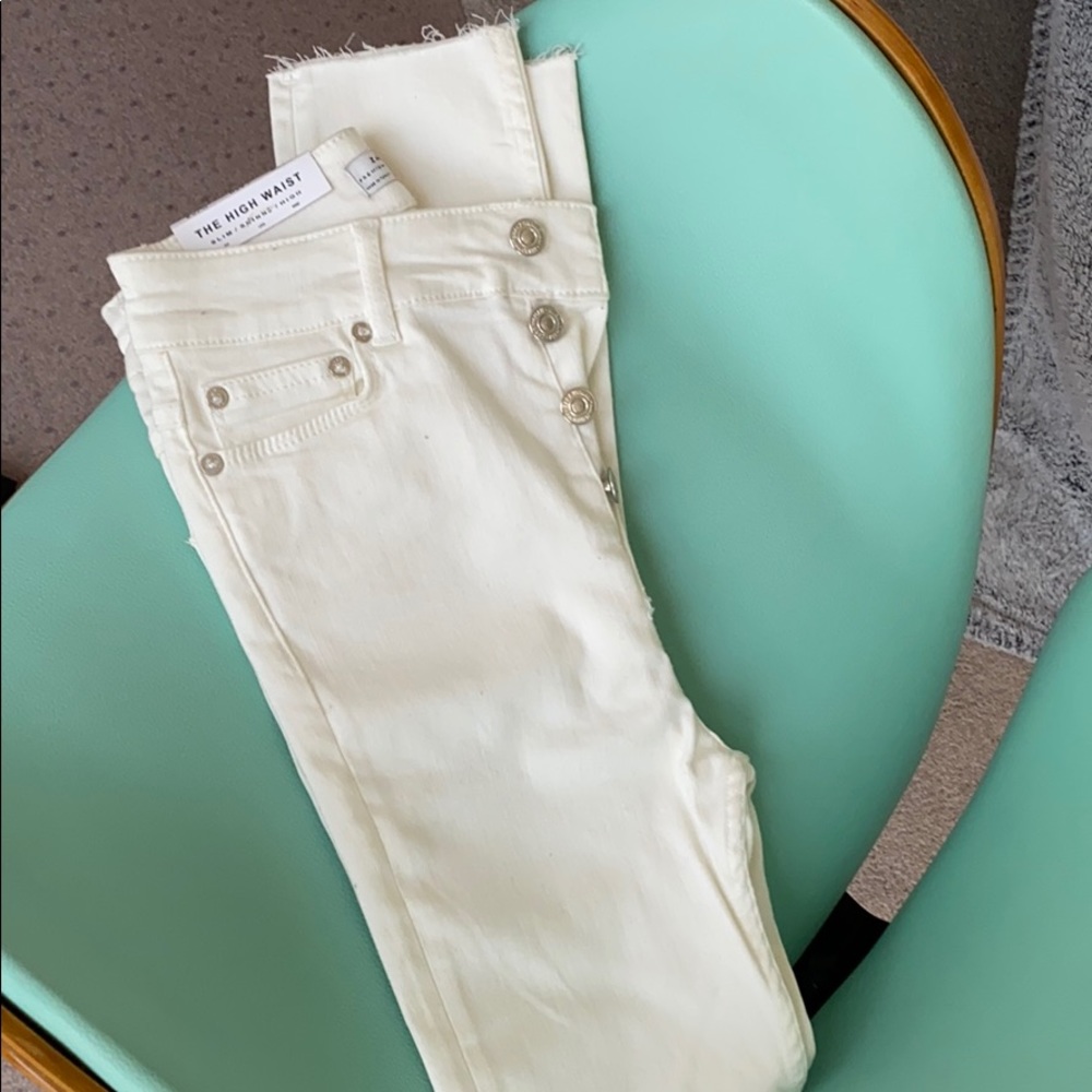 zara high waist jeans